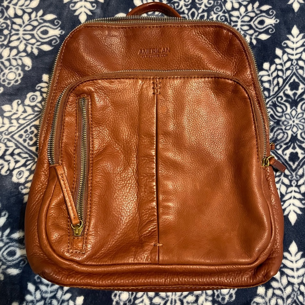 FANTASTIC CONDITION American Leather Co Small Women’s Backpack!